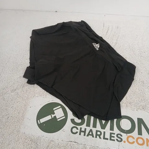 ADIDAS BLACK TRAINING shorts, UK 6 (6/M)
