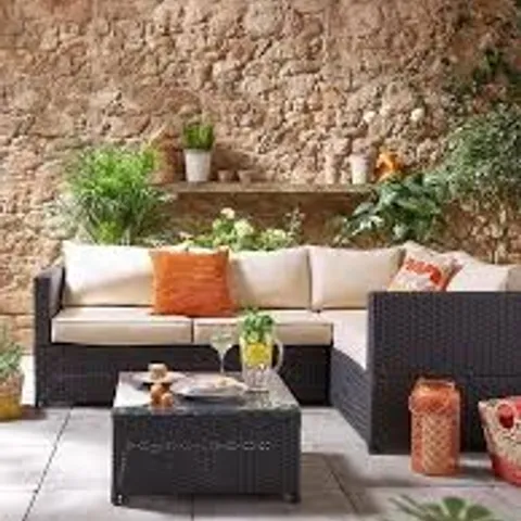BOXED VANCOUVER 3-PIECE CORNER RATTAN SET (1 BOX)