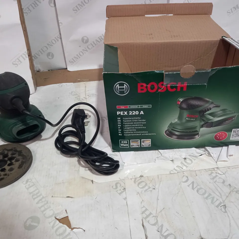 BOSCH PEX 220A ORBIT SANDER