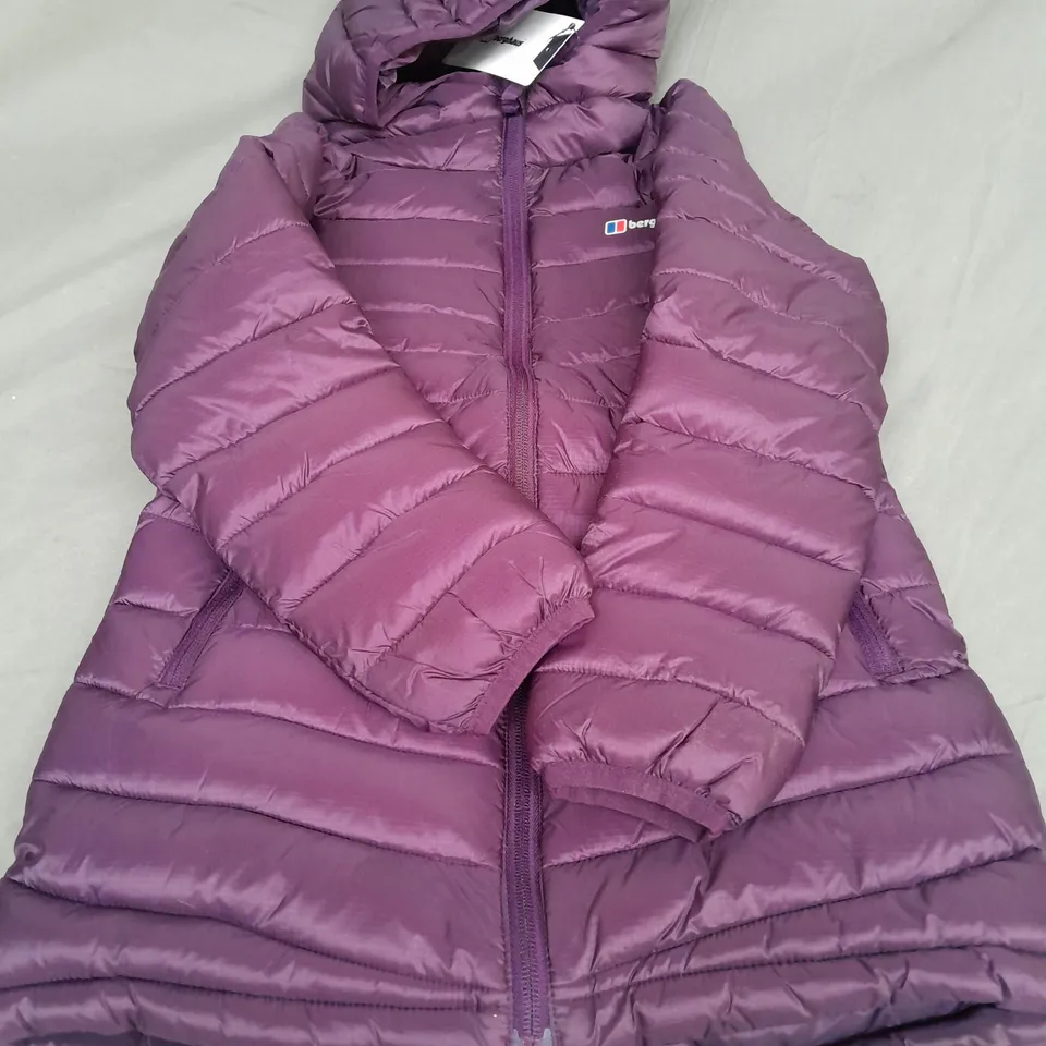 BERGHAUS LONGLINE KIRKHALE JACKET IN PURPLE SIZE 9-10YRS