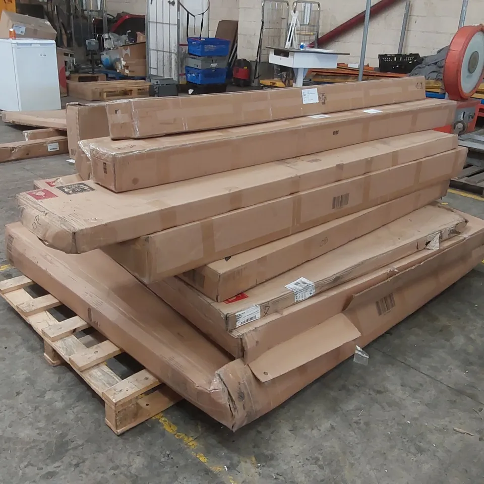 PALLET OF ASSORTED HOMESDIRECT365 FURNITURE PARTS - MAINLY BED PARTS