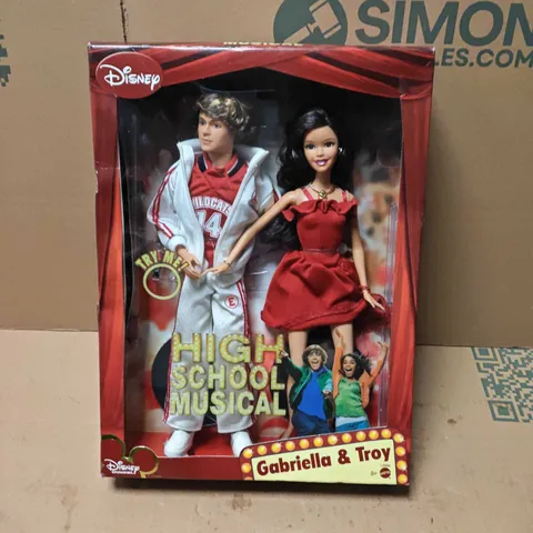DISNEY HIGH SCHOOL MUSICAL GABRIELLA & TROY DOLLS – BOXED SET