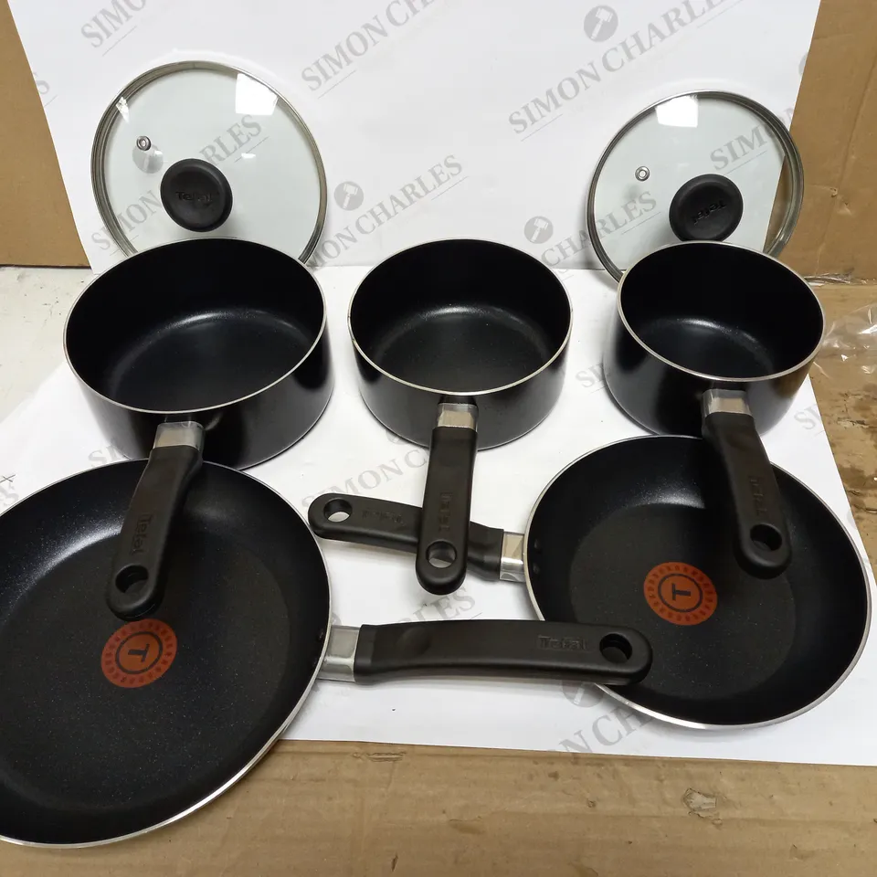TEFAL DELIGHT SET OF FRYING PANS AND SAUCEPANS