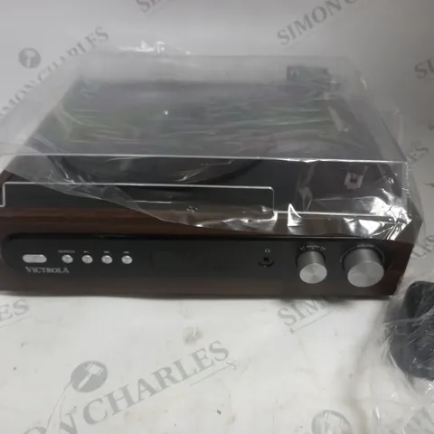 BOXED VICTROLA VTA-65 3-IN-1 BLUETOOTH TURNTABLE 