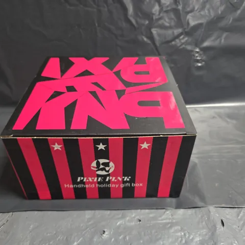 BOXED PIXIE PINK HANDHELD HOLIDAY GIFT BOX