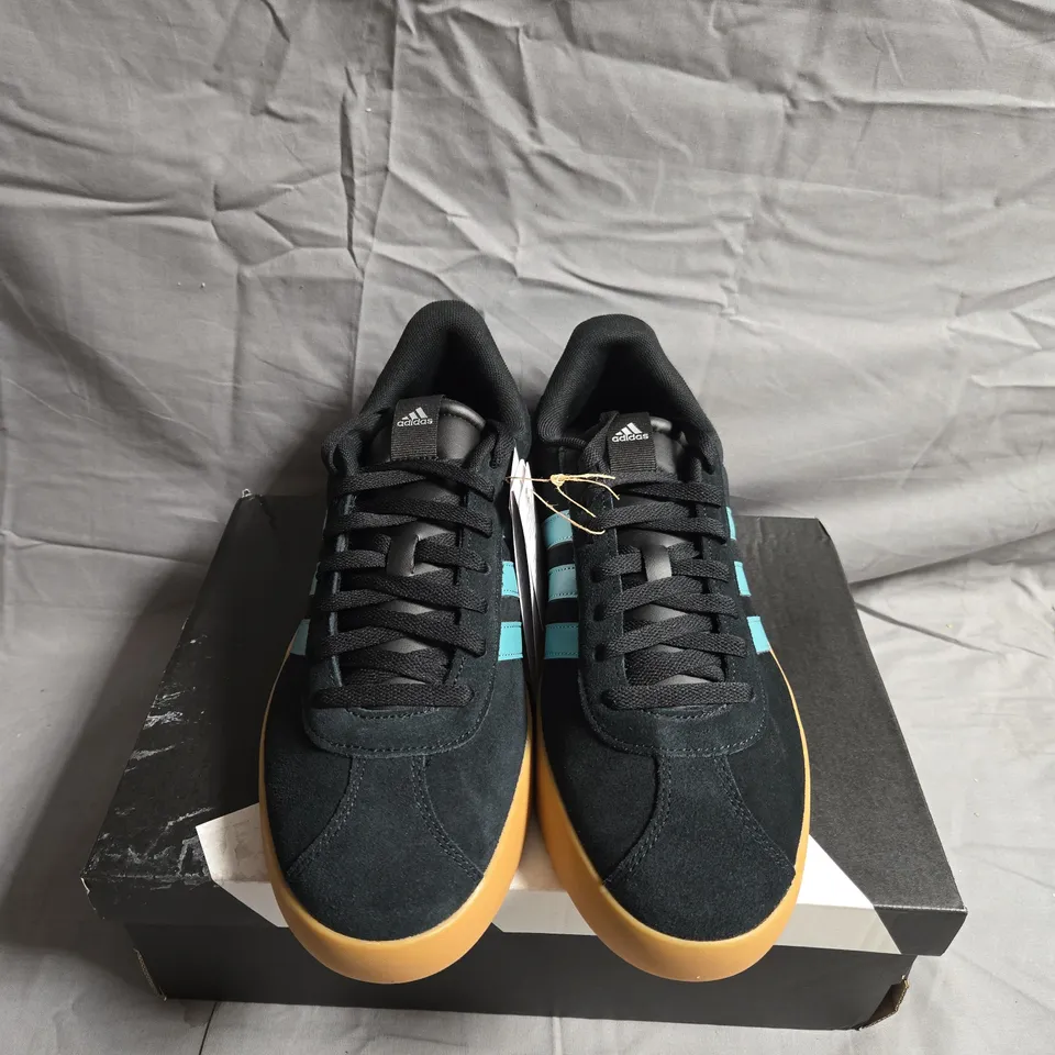 BOXED PAIR OF ADIDAS VL COURT 3.0 SHOES - UK SIZE 10.5