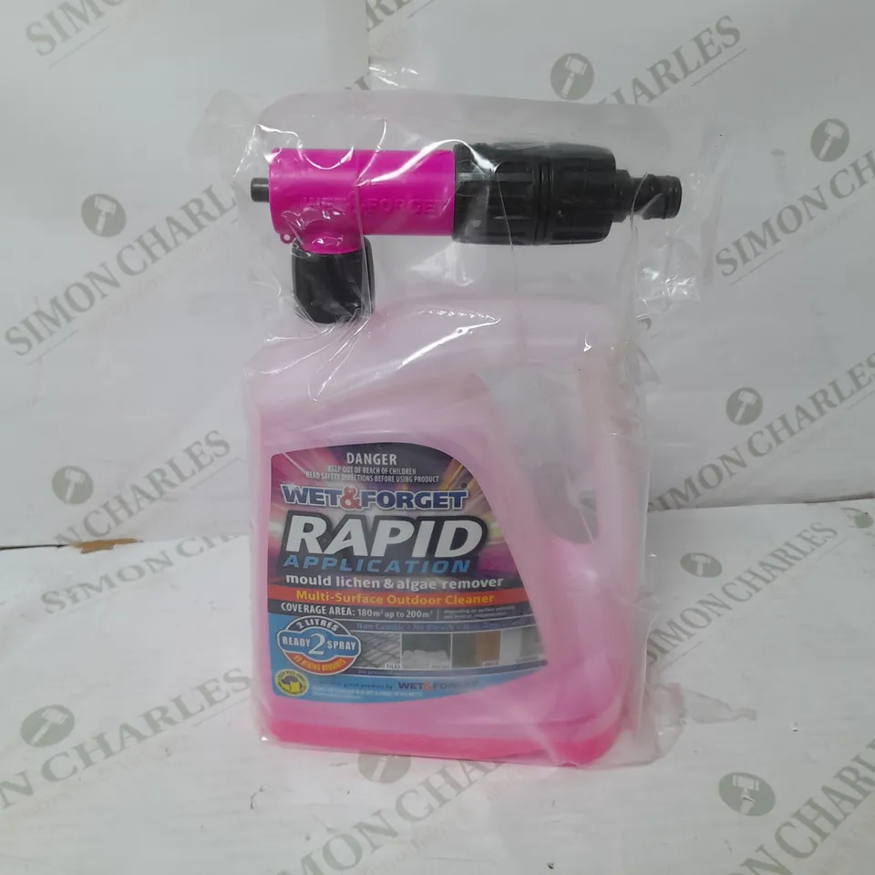 WET & FORGET RAPID 2 LITRE BOTTLE WITH SNIPER NOZZLE