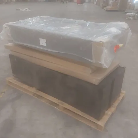 PALLET OF ASSORTED FURNITURE AND BED PARTS AND PIECES 