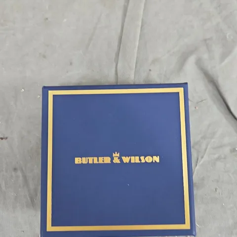 BUTLER & WILSON GOLD-TONE CRYSTAL HOOP EARRINGS