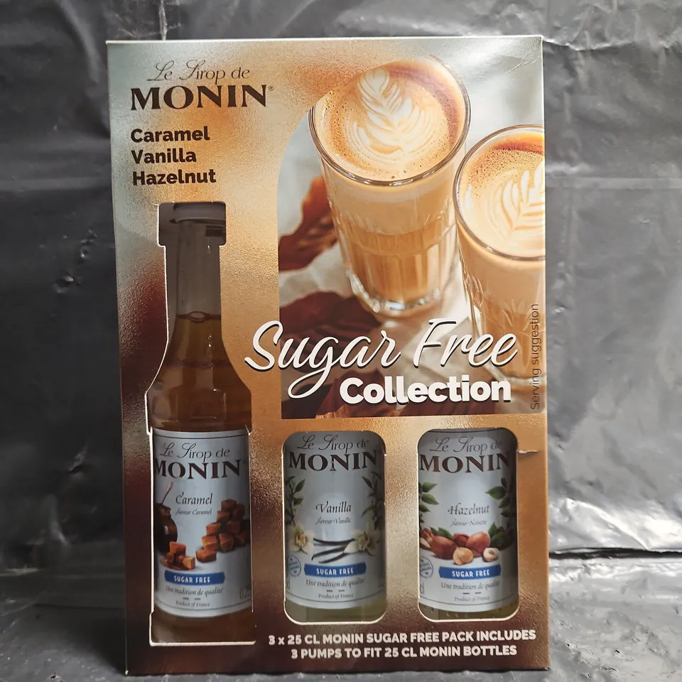 MONIN SUGAR FREE COFFEE SYRUP SET