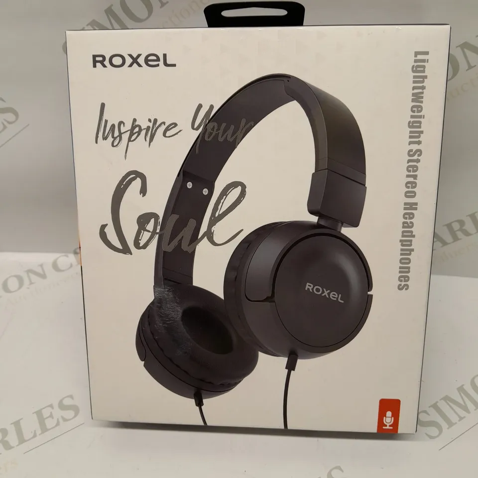 BRAND NEW BOXED ROXEL INSPIRE YOUR SOUL LIGHTWEIGHT STEREO HEADPHONES