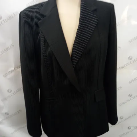 PRECIS PETITE PN STRIPE SUIT JACKET - UK 16