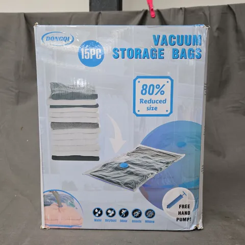 BOXED DONGQI 15 PIECE VACUUM STORAGE BAGS