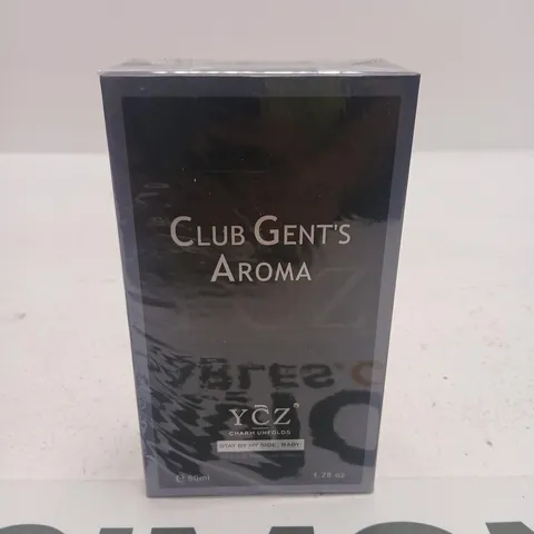 BOXED AND SEALED CLUB GENT'S AROMA YCZ CHARM UNFOLDS NATURAL PERFUME SPRAY 50ML