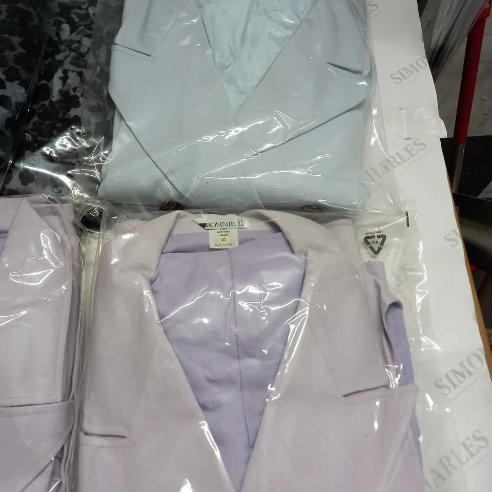 LOT OF 7 ASSORTED BAGGED VINTAGE CLOTHING ITEMS - VARIOUS SIZES