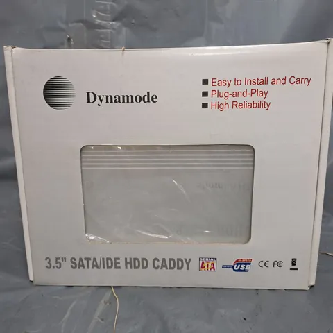 BOX OF APPROXIMATELY 15 DYNAMODE 3.5" SATA/IDE HDD CADDY