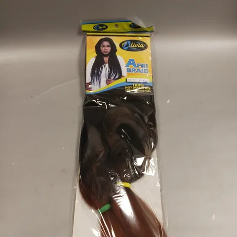 APPROXIMATELY 20 SEALED OLIVIA AFRI BRAID HAIR PIECES - B350