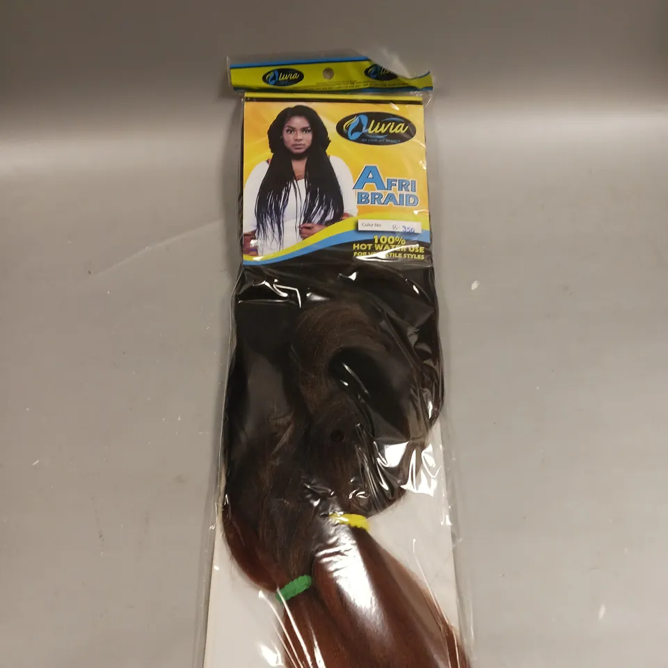 APPROXIMATELY 20 SEALED OLIVIA AFRI BRAID HAIR PIECES - B350