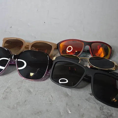 APPROXIMATELY 13 ASSORTED VISION CARE ITEMS TO INCLUDE - EYEWEAR GLASSES , CARRY CASES , SUNGLASSES