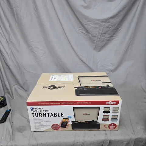 RETRO MUSIQUE BLUETOOTH TABLE TOP TURNTABLE