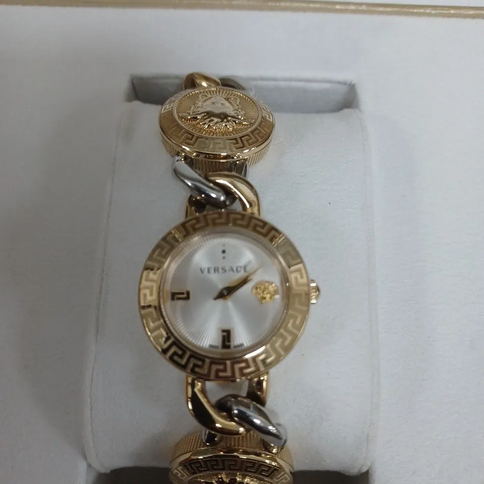 BOXED VERSACE TIMELESS GRECA CHIC WATCH RRP £713.94