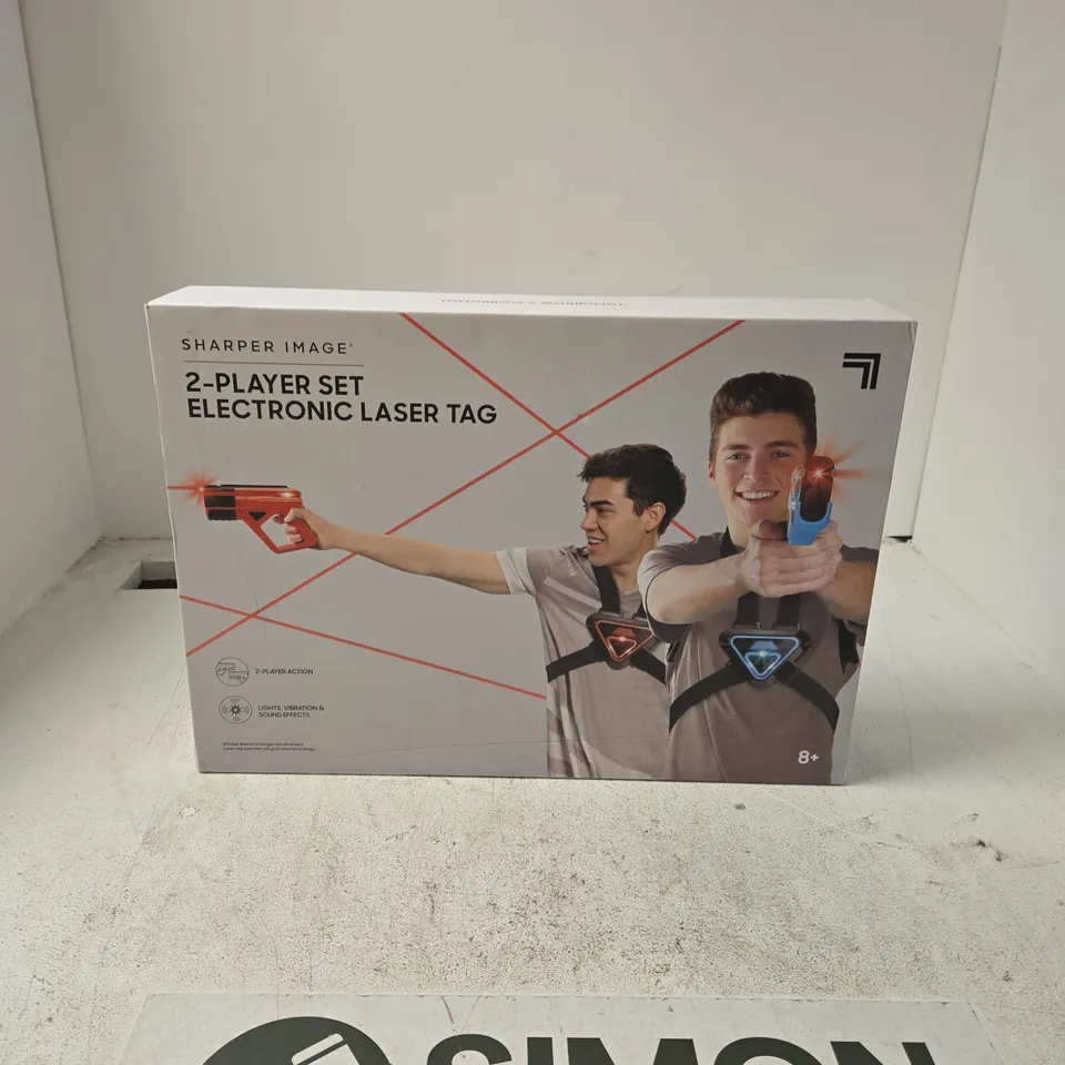SHARPER IMAGE 2-PLAYER SET ELECTRONIC LASER TAG