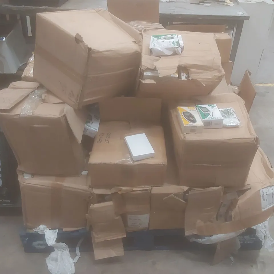 PALLET OF ASSORTED ELECTRONIC GOODS AND PRODUCTS TO INCLUDE; BRAIN TRAINING GAME, SUDOKU GAME, PDA WITH INTERNET AND ALARM 