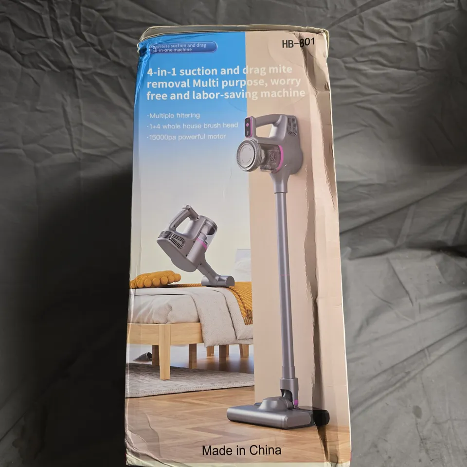 HB-801 WIRELESS VACUUM CLEANER – 2-IN-1 CORDLESS HANDHELD VACUUM