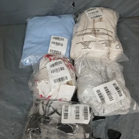 APPROXIMATELY 20 ASSORTED ITEMS TO INCLUDE HEEL SANDALS, DETAIL SHIRT, OVERSIZED BLAZER, ETC