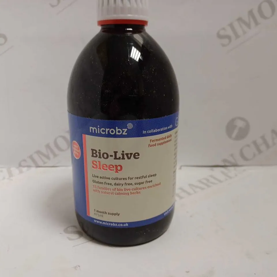 MICROBZ BIO-LIVE SLEEP FOOD SUPPLEMENT 