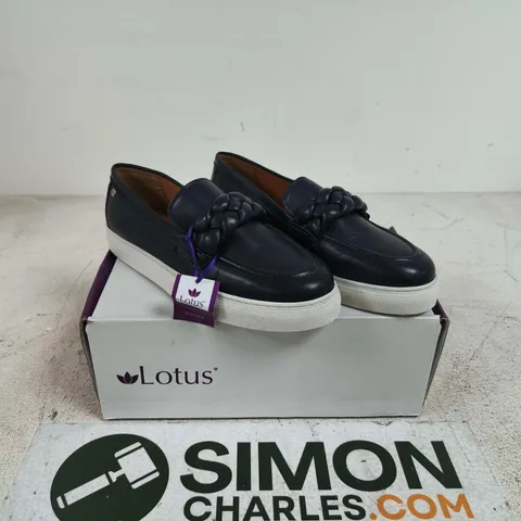 LOTUS BERTIE NAVY SHOES SIZE 6 BOXED