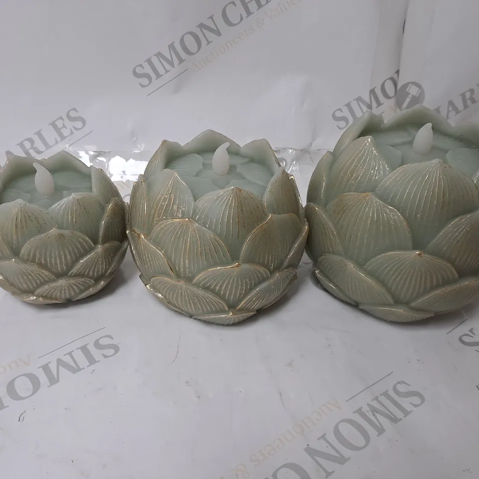 ALISON AT HOME SET OF 3 LED CANDLES