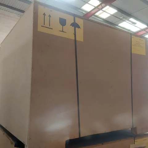 PALLET CONTAINING COMMERCIAL DISPLAY UNIT PARTS
