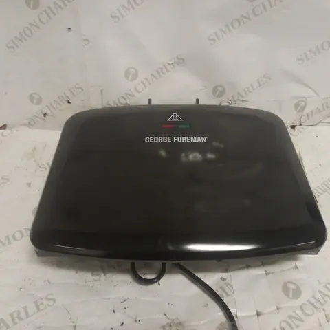GEORGE FOREMAN MEDIUM REMOVABLE PLATES GRILL, BLACK [24330]