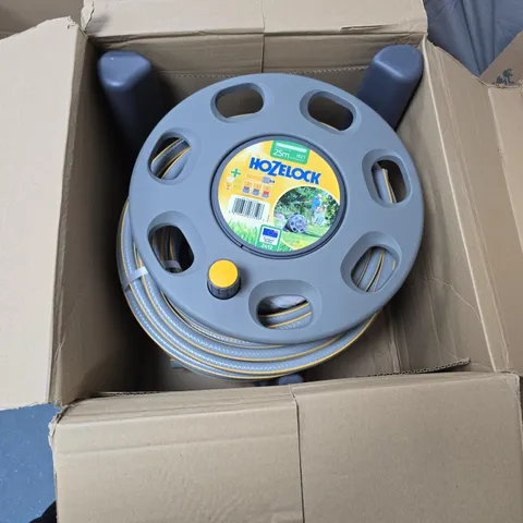 HOZELOCK HOSE REEL WITH 25M HOSE – GARDEN TOOL
