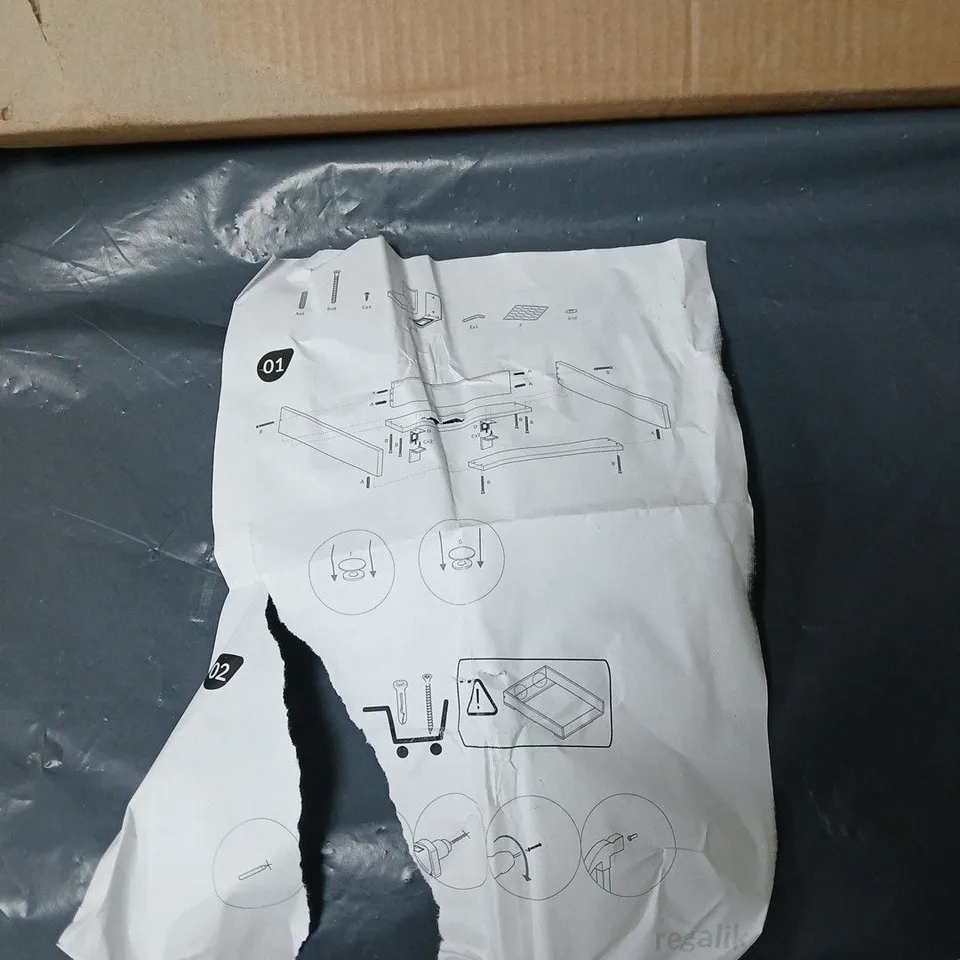 WOODEN BABY CHANGING TABLE WITH INSTRUCTIONS BOXED