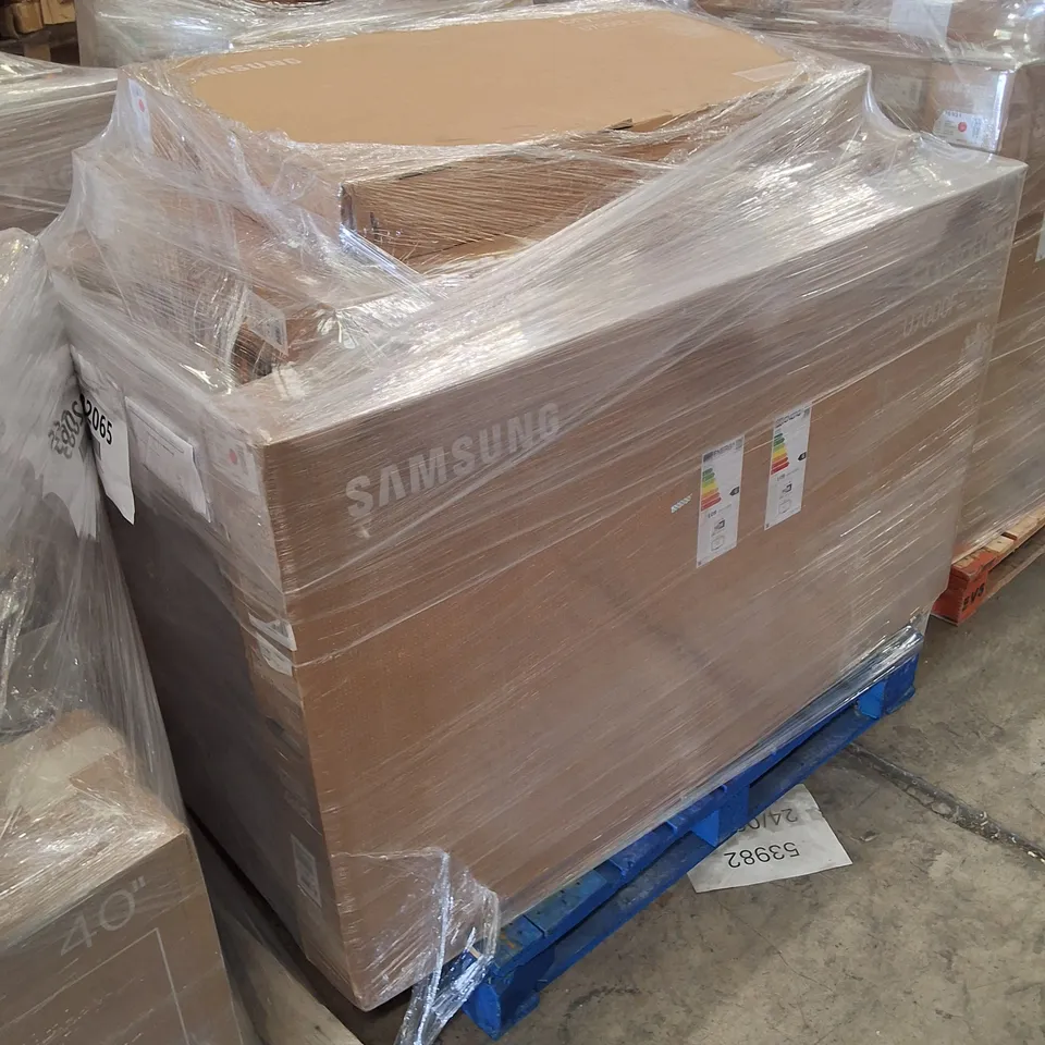 PALLET CONTAINING 9 ASSORTED DAMAGED TVS