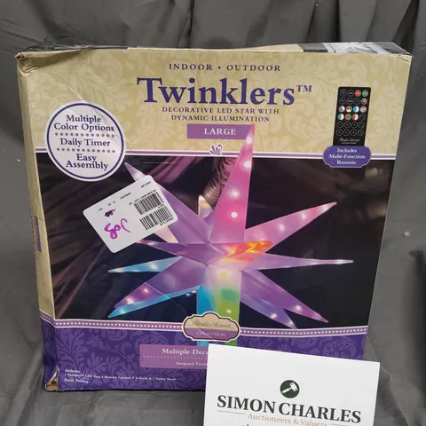 BOXED PACIFIC ACCENTS STAR BURST LIGHT