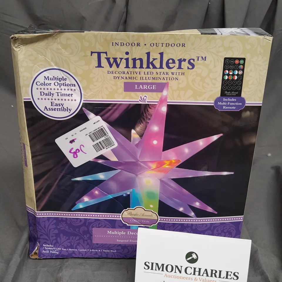 BOXED PACIFIC ACCENTS STAR BURST LIGHT