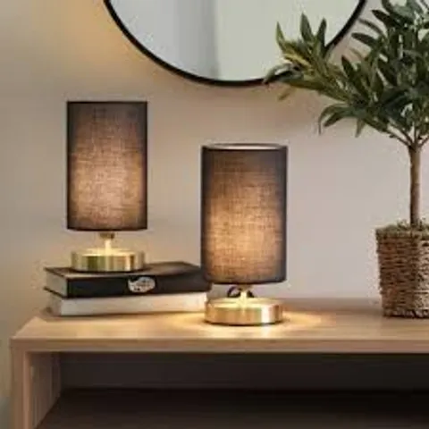 BOXED MENOHER 22CM TABLE LAMP