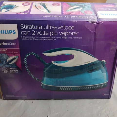 BOXED AS NEW PHILIPS PERFECT CARE COMPACT STEAM GENERATOR IRON