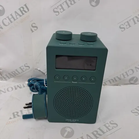 JOHN LEWIS & PARTNERS SPECTRUM SOLO DAB+/FM DIGITAL RADIO