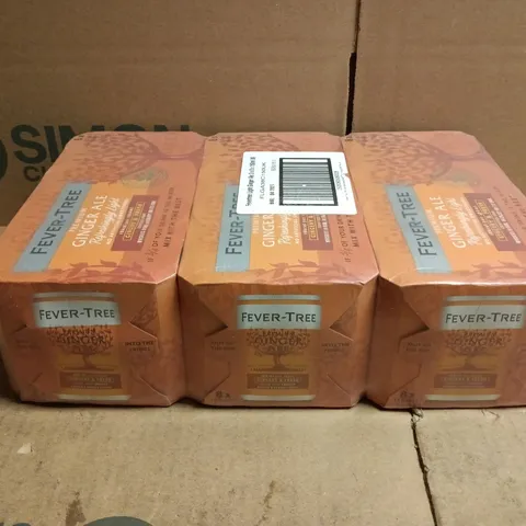 FEVER-TREE PREMIUM LIGHT GINGER ALE (3 X 8 X 150ML CANS)