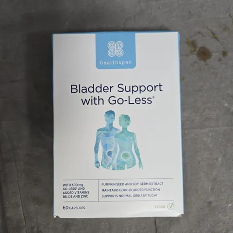 HEALTHSPAN BLADDER SUPPORT WITH GO-LESS – 60 CAPSULES 