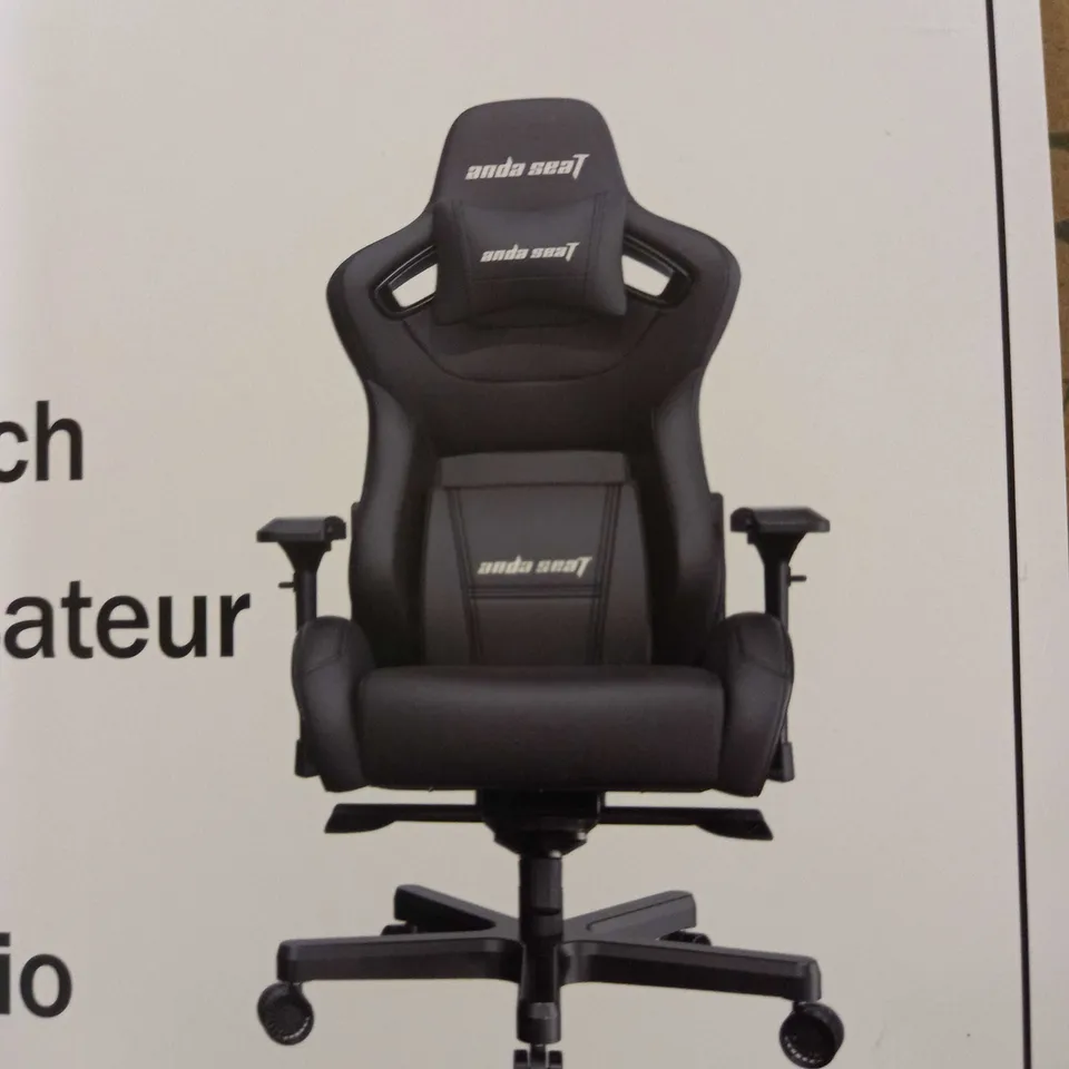 ANDA SEAT GAMING CHAIR, BLACK/ORANGE