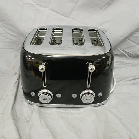 SMEG 50'S STYLE 4-SLICE TOASTER - BLACK