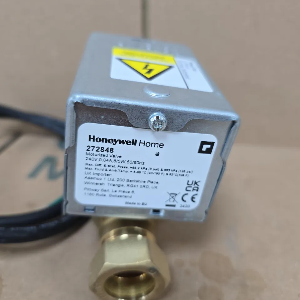 HONEYWELL HOME MOTORISED VALVE 272848 – 240V