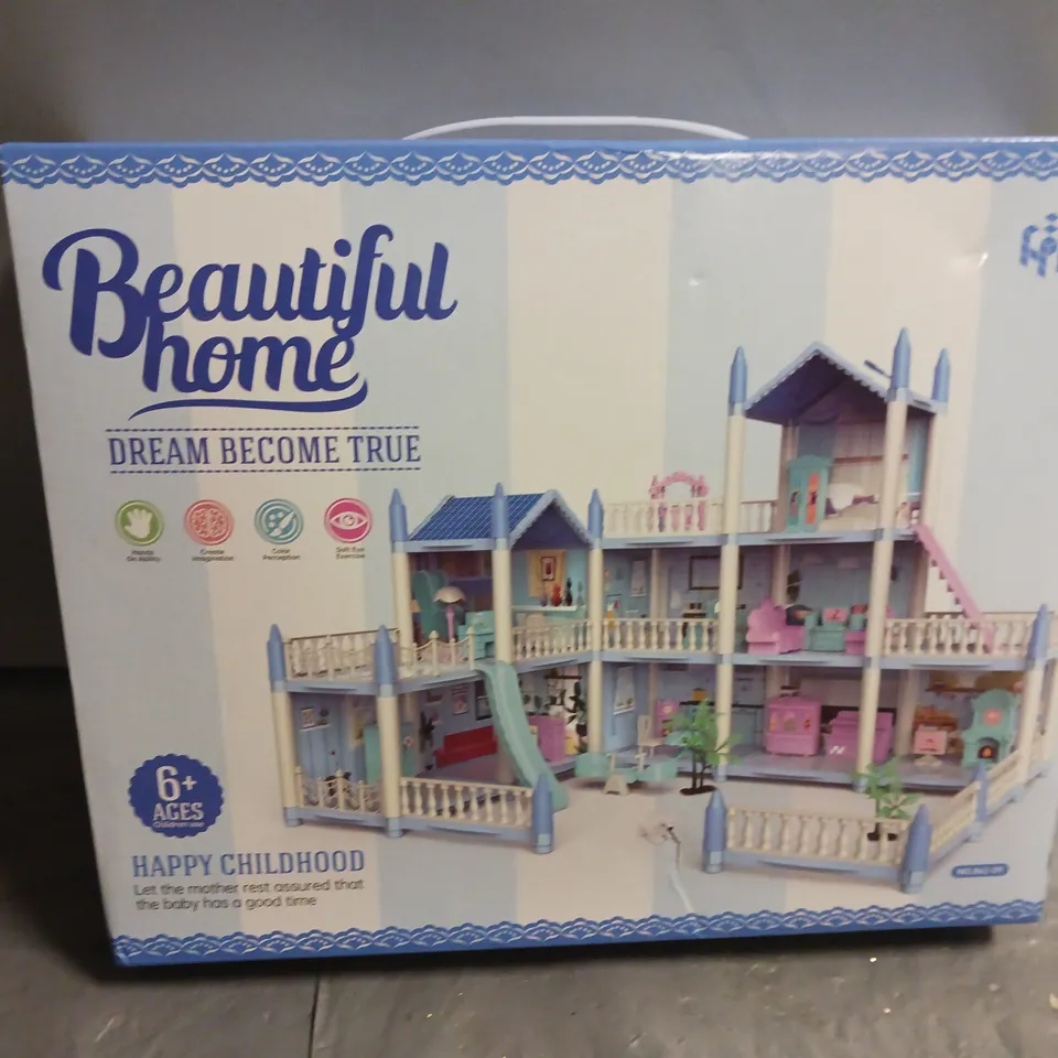 BOXED BEAUTIFUL HOME BUILDING BLOCK SET 