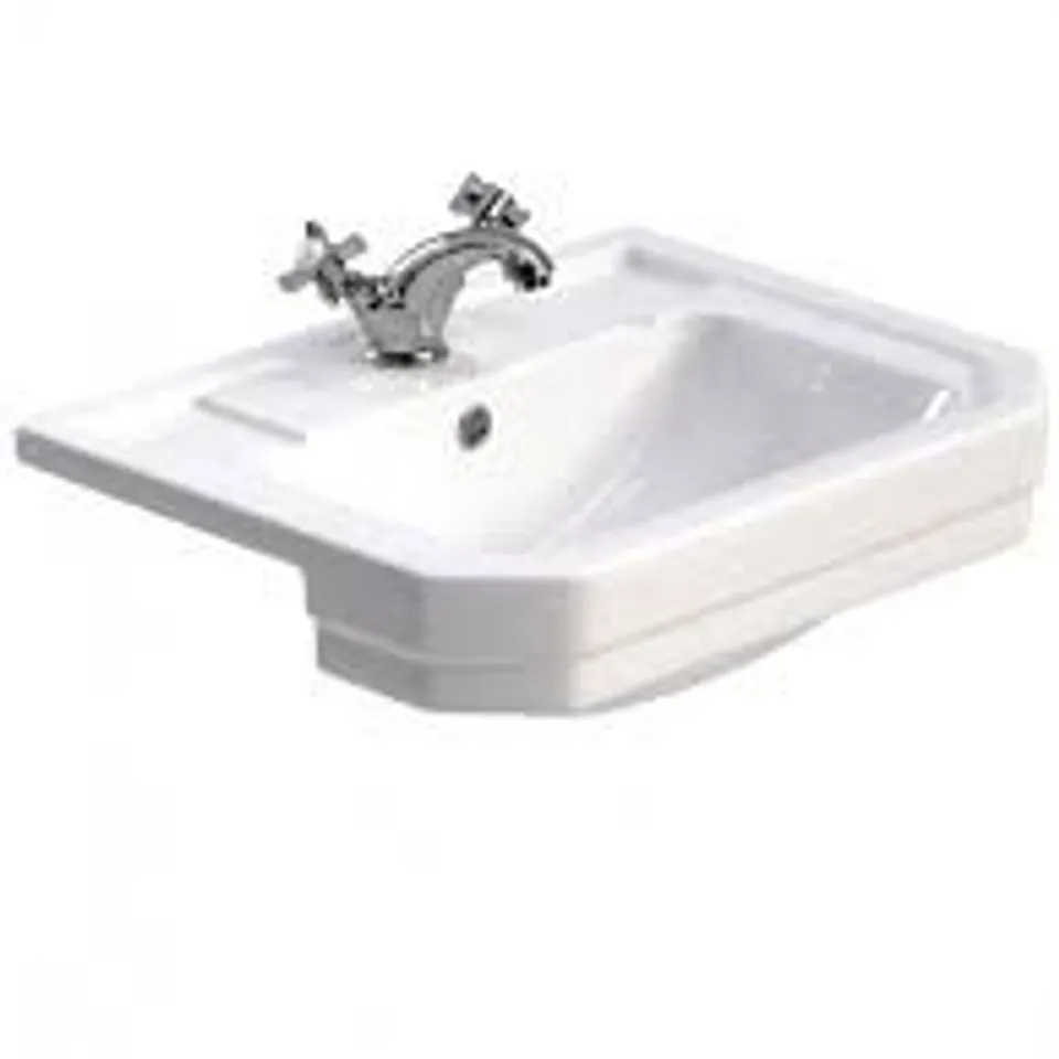 BOXED WESTBURY SEMI RECESS CERAMIC BASIN565420MM