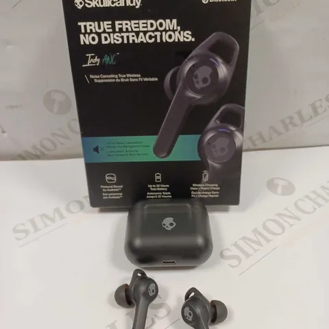SKULLCANDY INDY ANC BLACK ACTIVE NOISE CANCELLING TRUE WIRELESS EARBUDS